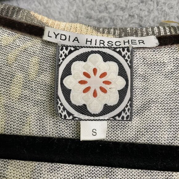 Lydia Hirscher Anthropologie Tunic Tank Linen Blend Womens S Tribal - Picture 3 of 9